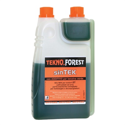 OLIO MISCELA SEMI-SINTETICO TEKNO.FOREST - 1 LITRO CON DOSATORE