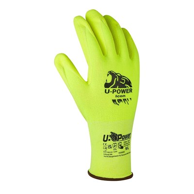 GUANTI ICON GIALLO FLUO  MISURA 10  