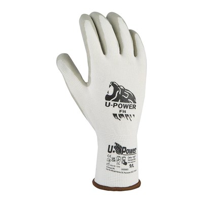 GUANTI FIT  NYLON BIANCO - MISURA 08