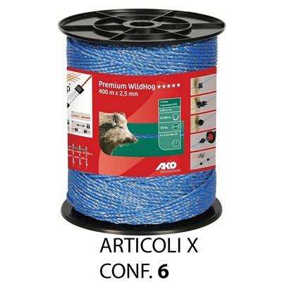 FILO RECINZIONI BLU  6 COND 0,25    