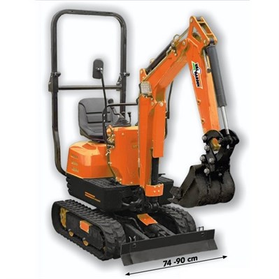 ESCAVATORE 800 KG  LARGHEZZA 180 CM 
